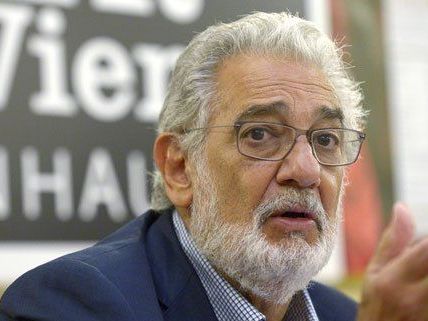 Placido Domingo bei der Pressekonferenz in Wien. Placido Domingo bei der Pressekonferenz in Wien.