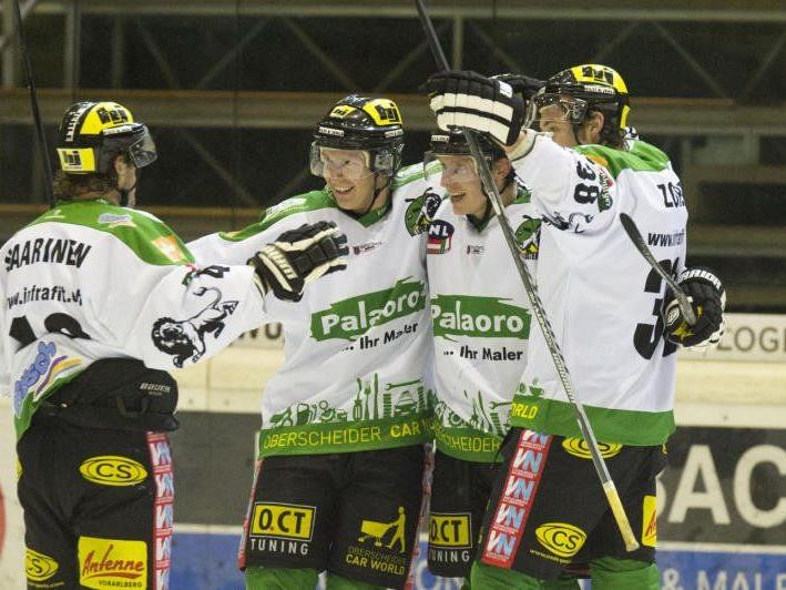 EHC Lustenau gewann in Neumarkt im Penaltyschießen.