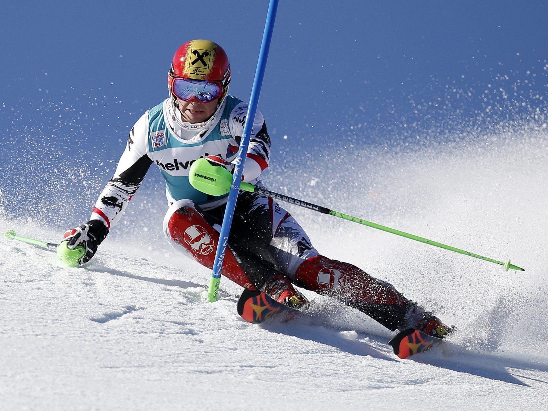 Hirscher peilt seinen ersten Sieg auf dem Lauberhorn an Hirscher peilt seinen ersten Sieg auf dem Lauberhorn an