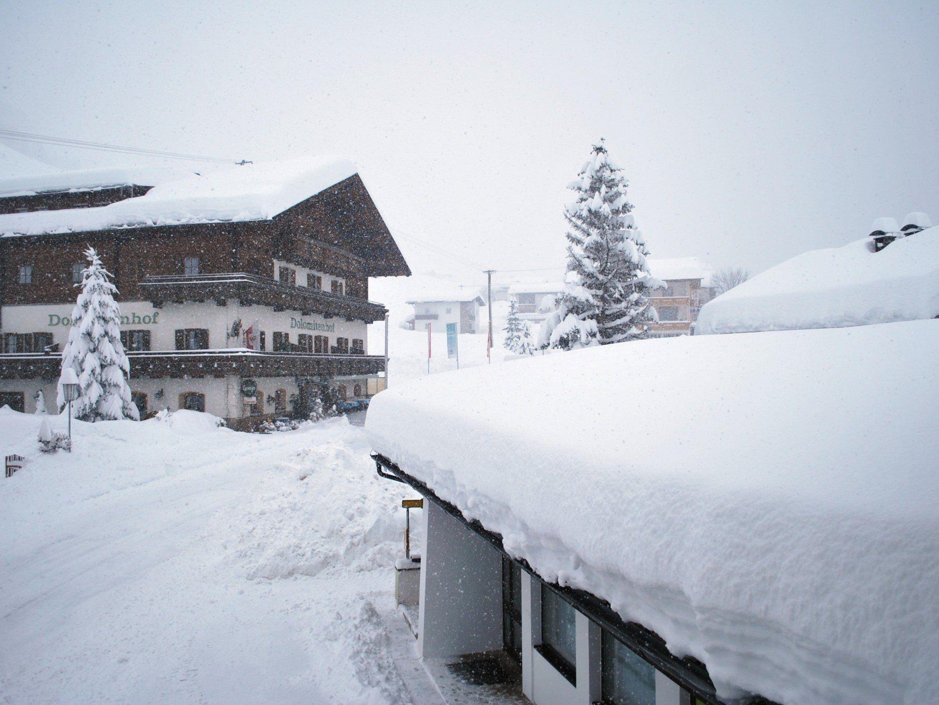 Extreme Schneefälle in Kärnten und Osttirol