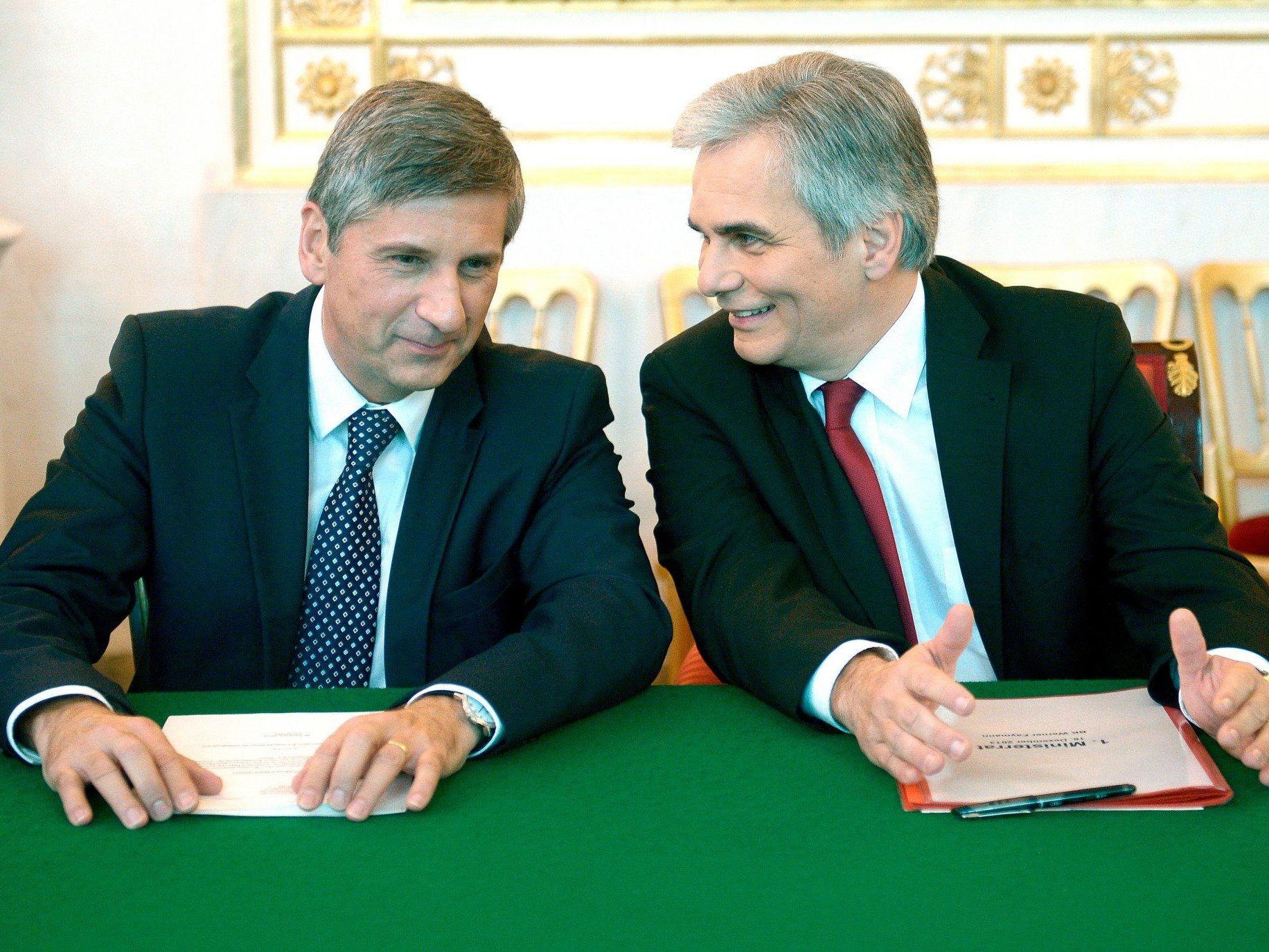 Spindelegger und Faymann haben ein neues Steuerpaket geschnürt. Spindelegger und Faymann haben ein neues Steuerpaket geschnürt.