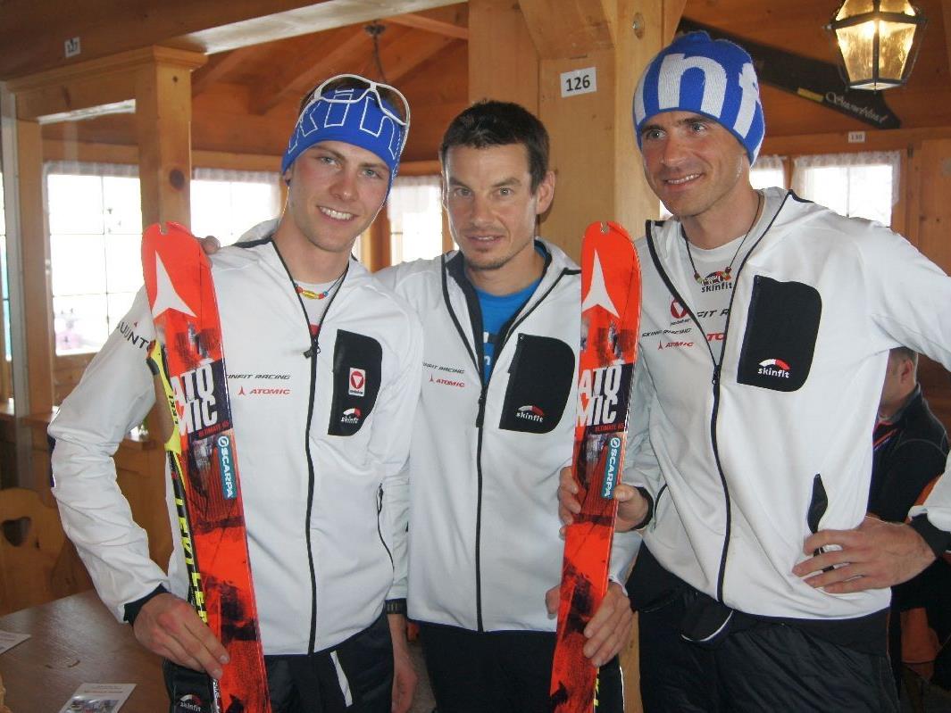 Zusammen mit Alex Hug siegten Patrick Innerhofer und Daniel Zugg in Rekordzeit.