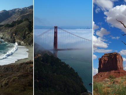 Eine Reise durch die Natur an der Westküste Amerikas. Eine Reise durch die Natur an der Westküste Amerikas.