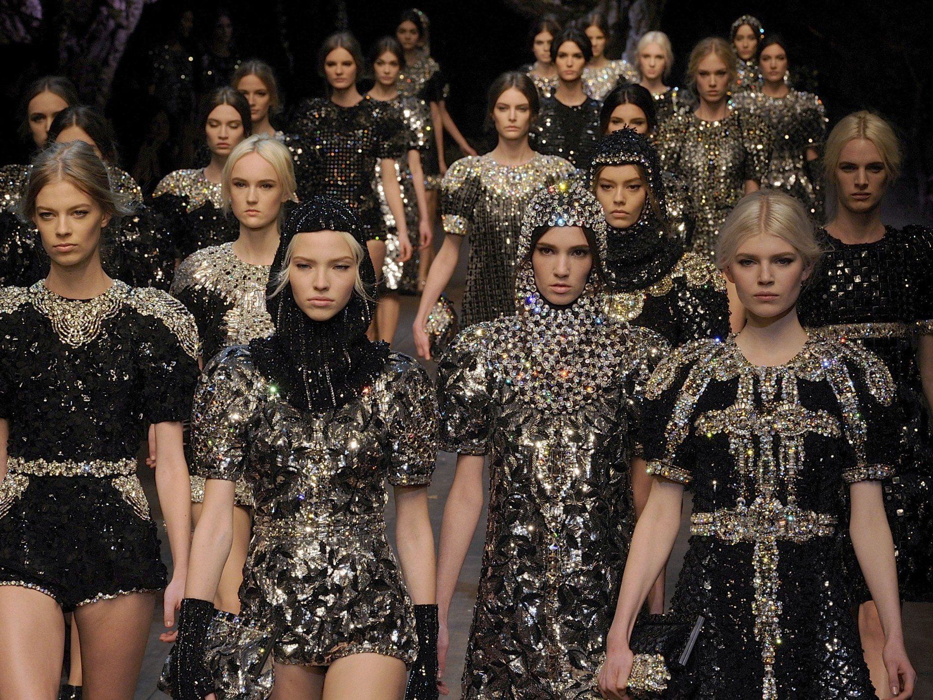 Märchenhaftes von Dolce & Gabbana - nächste Trendschau in Paris. Märchenhaftes von Dolce & Gabbana - nächste Trendschau in Paris.