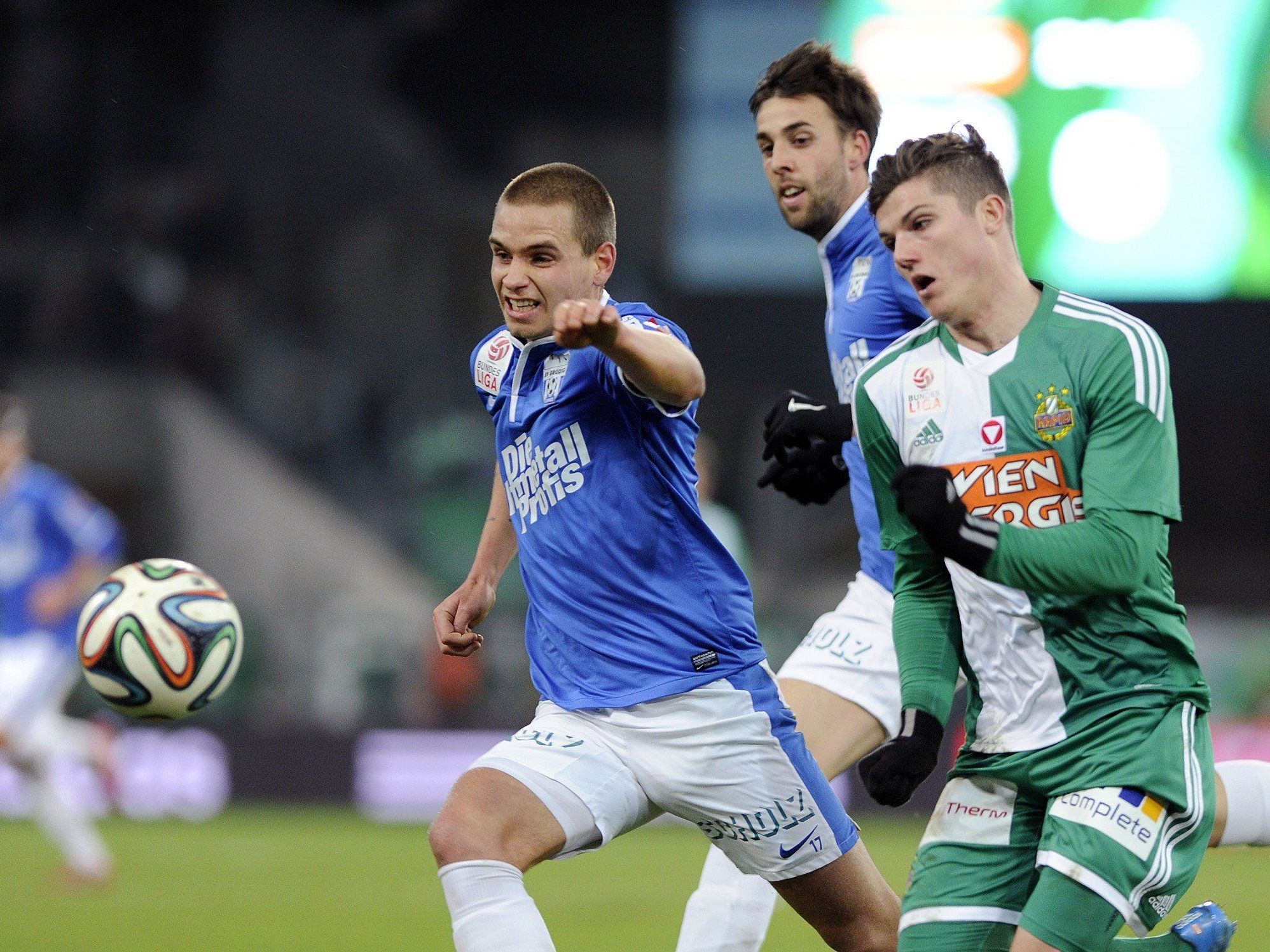 Schlechte Chancenverwertung beim SK Rapid Wien. Schlechte Chancenverwertung beim SK Rapid Wien.