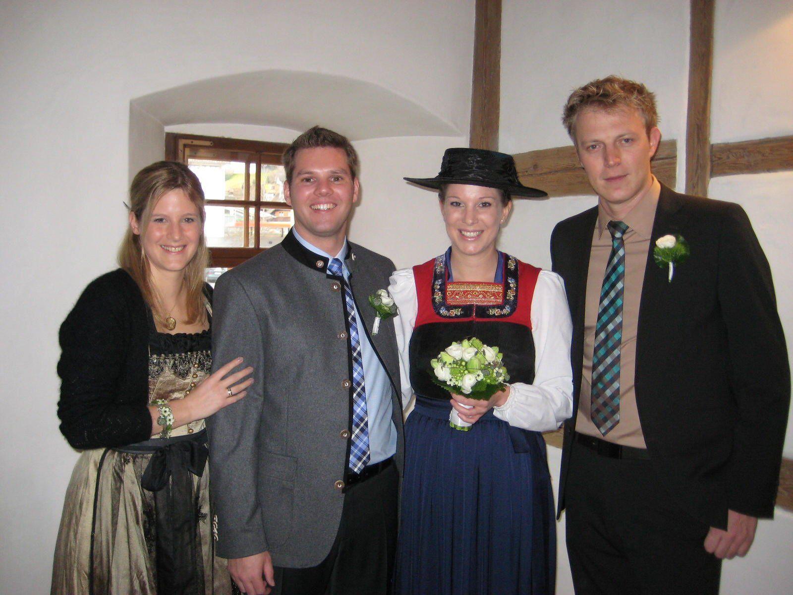 Christina Hirschbühl und Simon Mayer haben geheiratet.