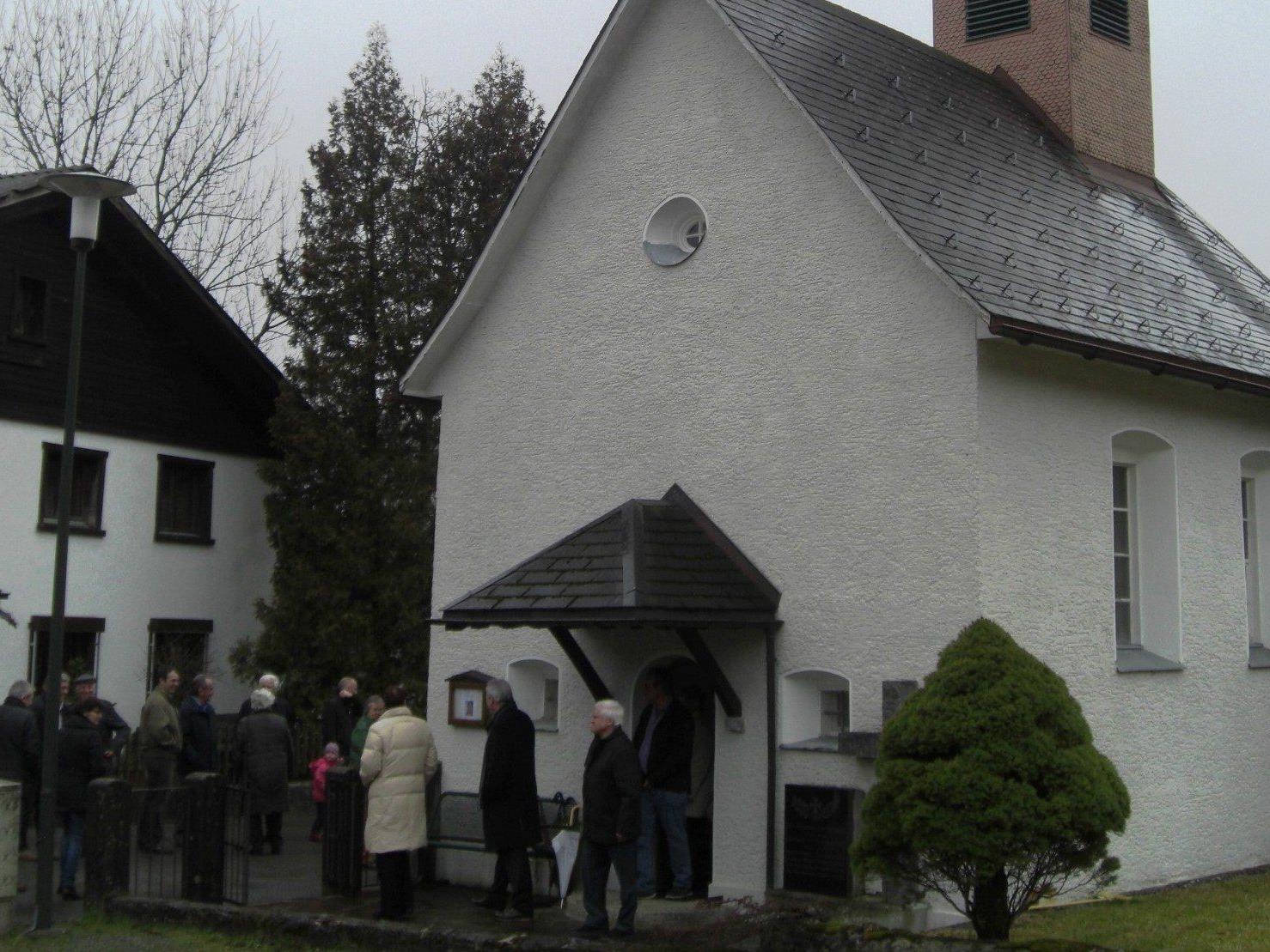 Patrozinium in der Kapelle in Latz.