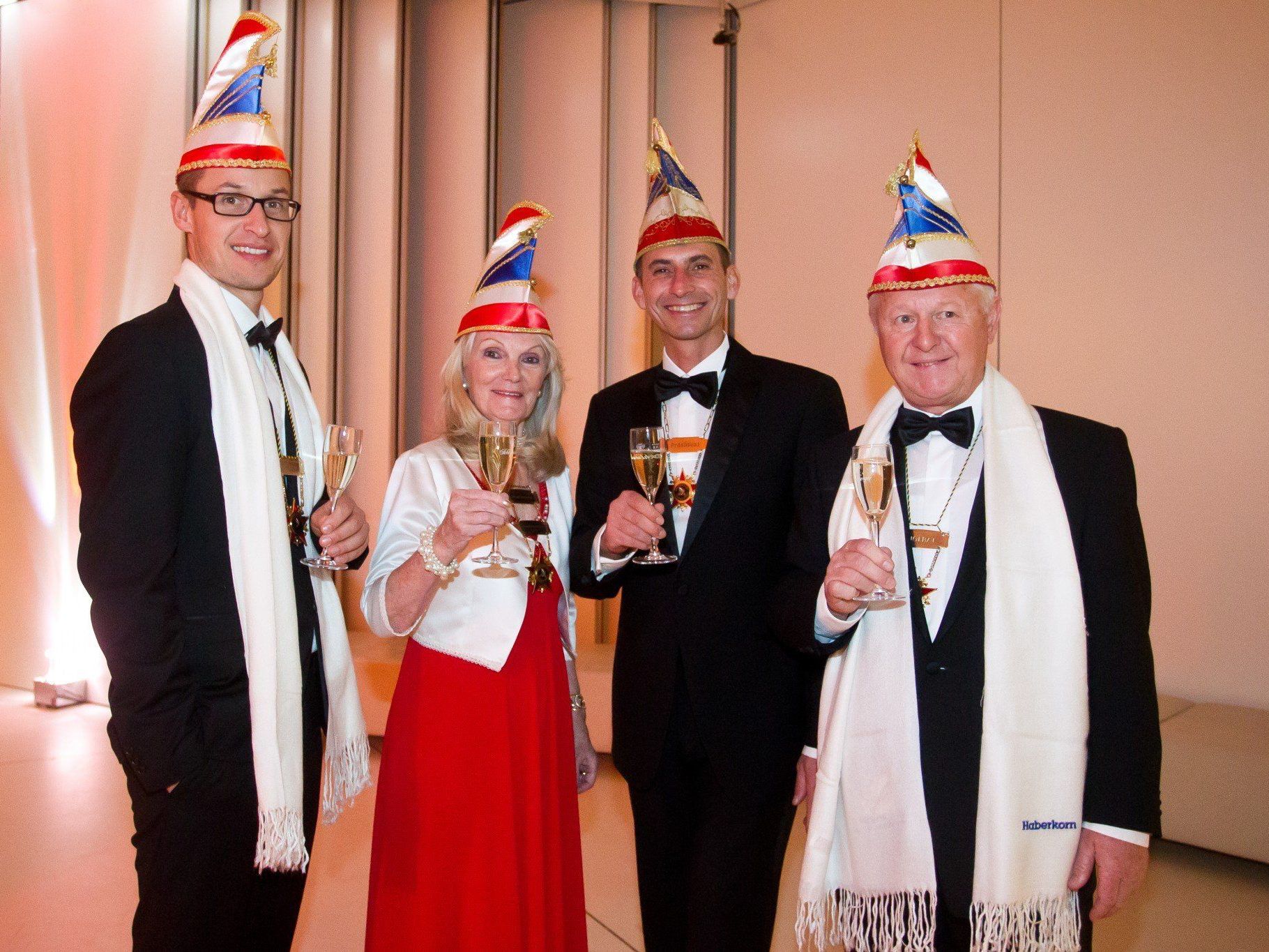 Mike Metelko, Jacqueline Hämmerle, Alexander Pehr und Richard Elsner.