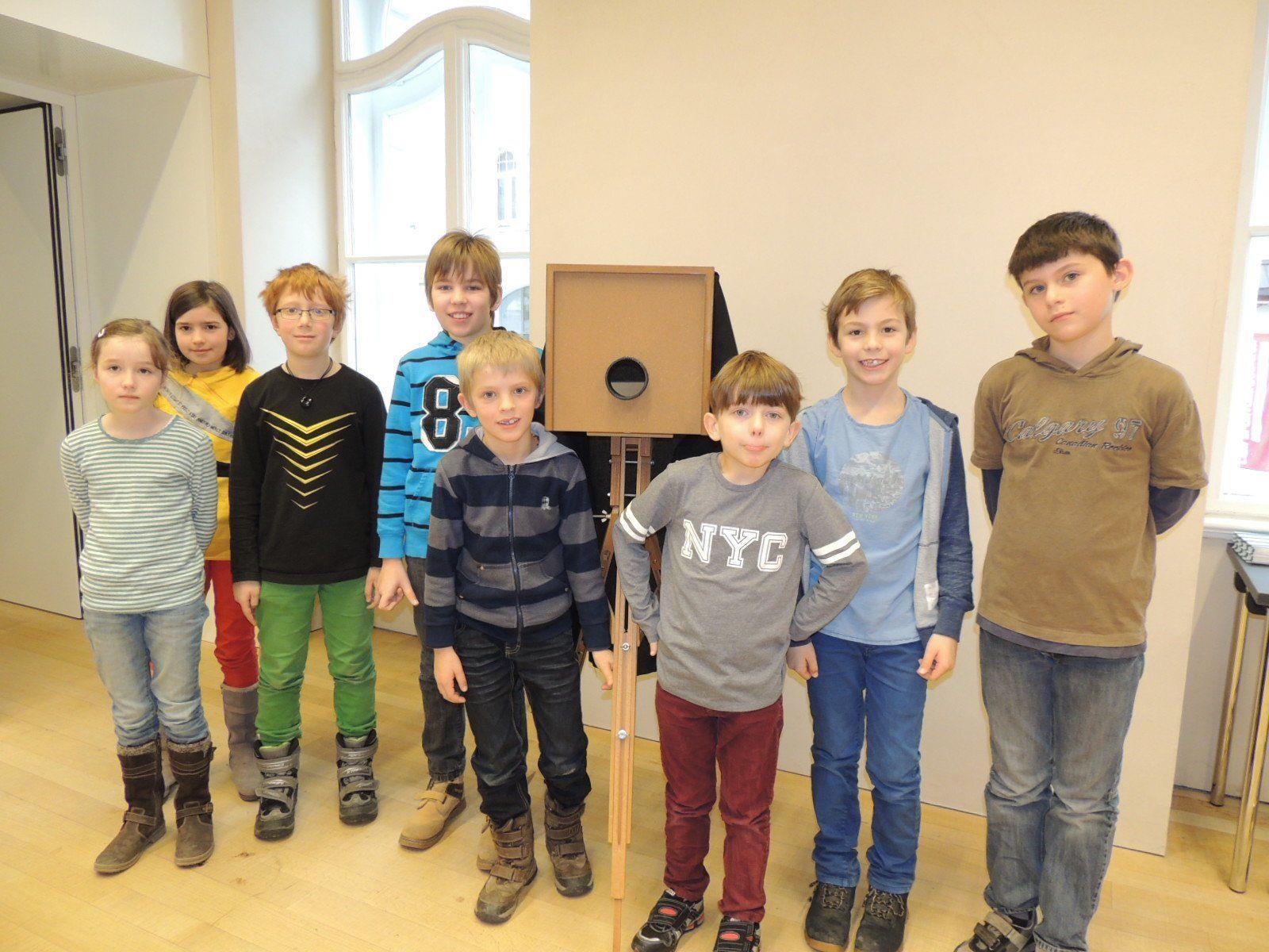 Der Bau einer eigenen Camera Obscura bereitete den jungen Teilnehmern viel Spaß