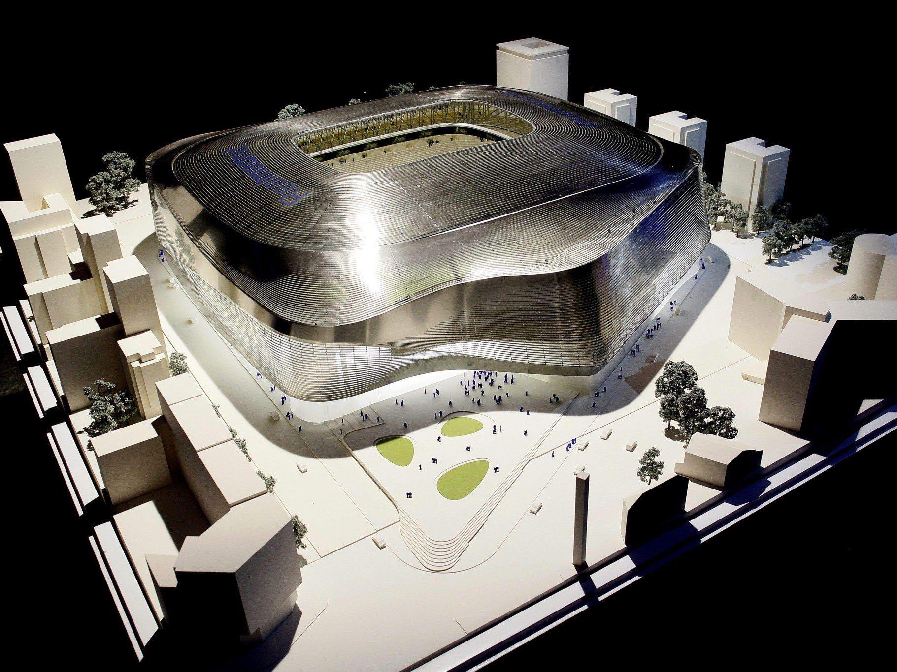 Madrids Bernabeu-Stadion wird komplett umgebaut. Das Vorhaben soll 400 Mio. Euro kosten.