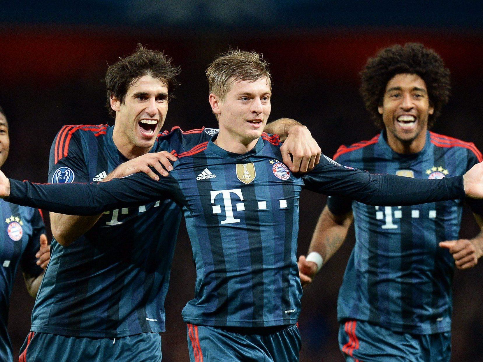 Toni Kroos sorgte mit einem Traumtor für die 1:0-Führung. Toni Kroos sorgte mit einem Traumtor für die 1:0-Führung.