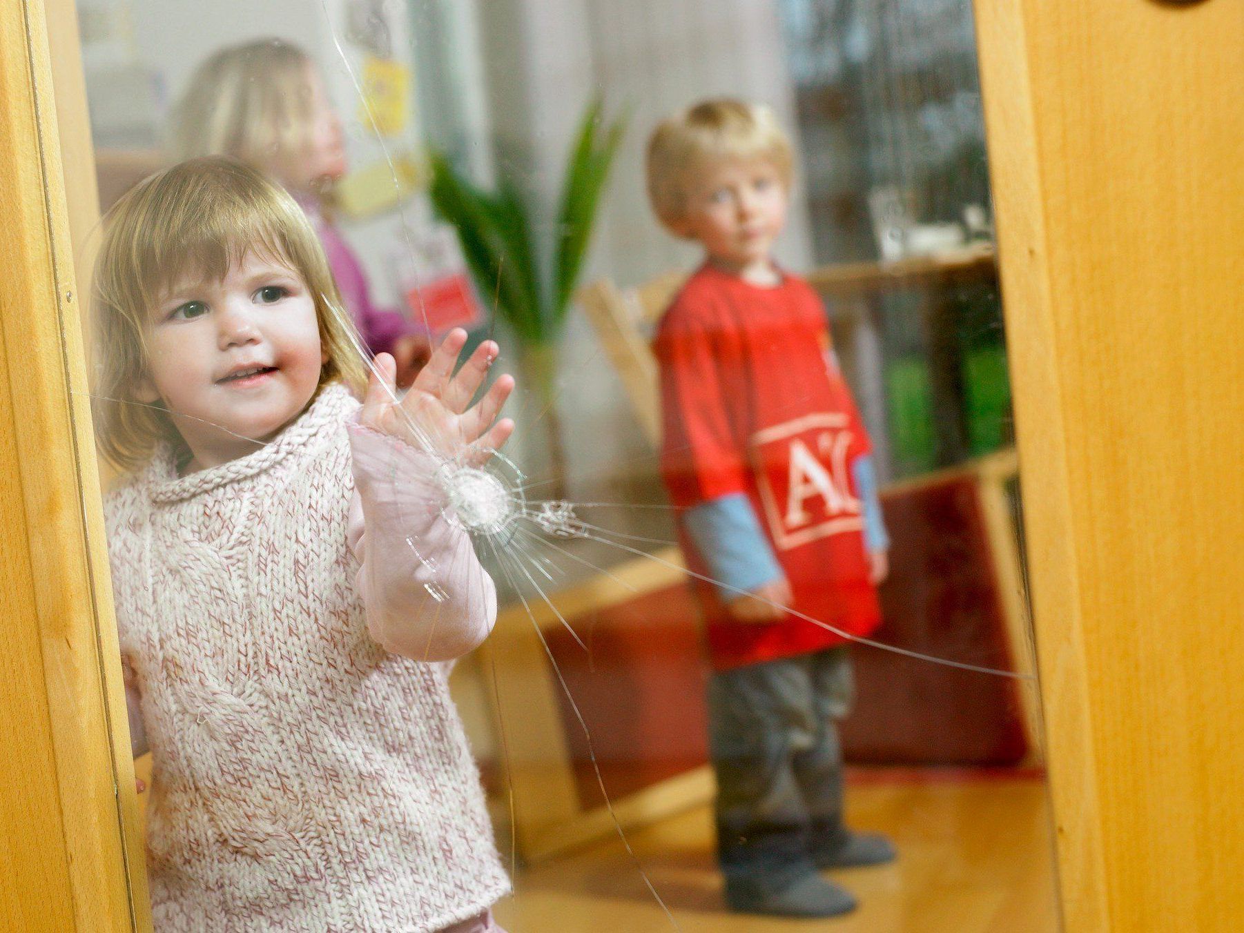 Splitterschutz für Fensterglas.