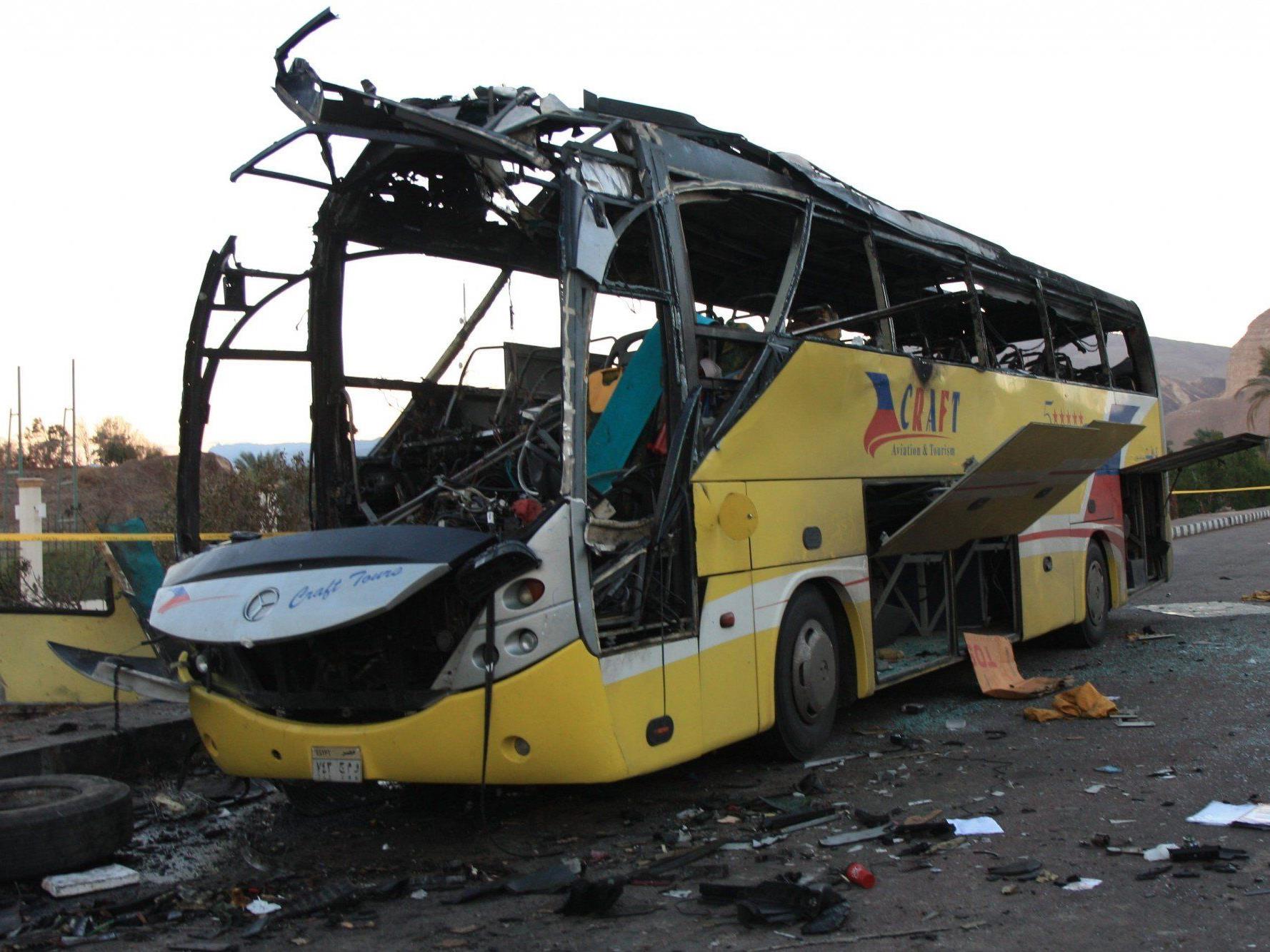 Die Islamistengruppe Ansar Beit al-Maqdis bekannte sich zu den Anschlägen auf einen Touristenbus.