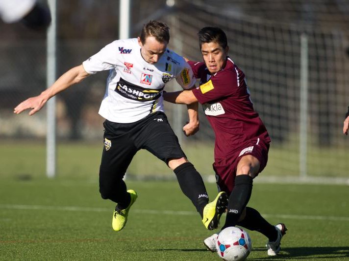 Hannes Aigner wird im letzten Test gegen Hard sicher im Angriff spielen.