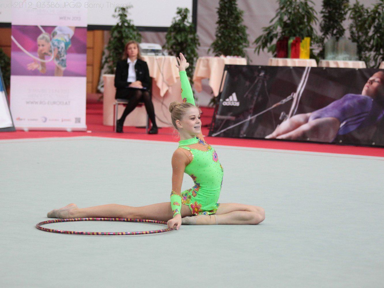 Die Röthner Gymnastin Noelle Breuss befindet sich auf den Spuren von Caro Weber. Die Röthner Gymnastin Noelle Breuss befindet sich auf den Spuren von Caro Weber.