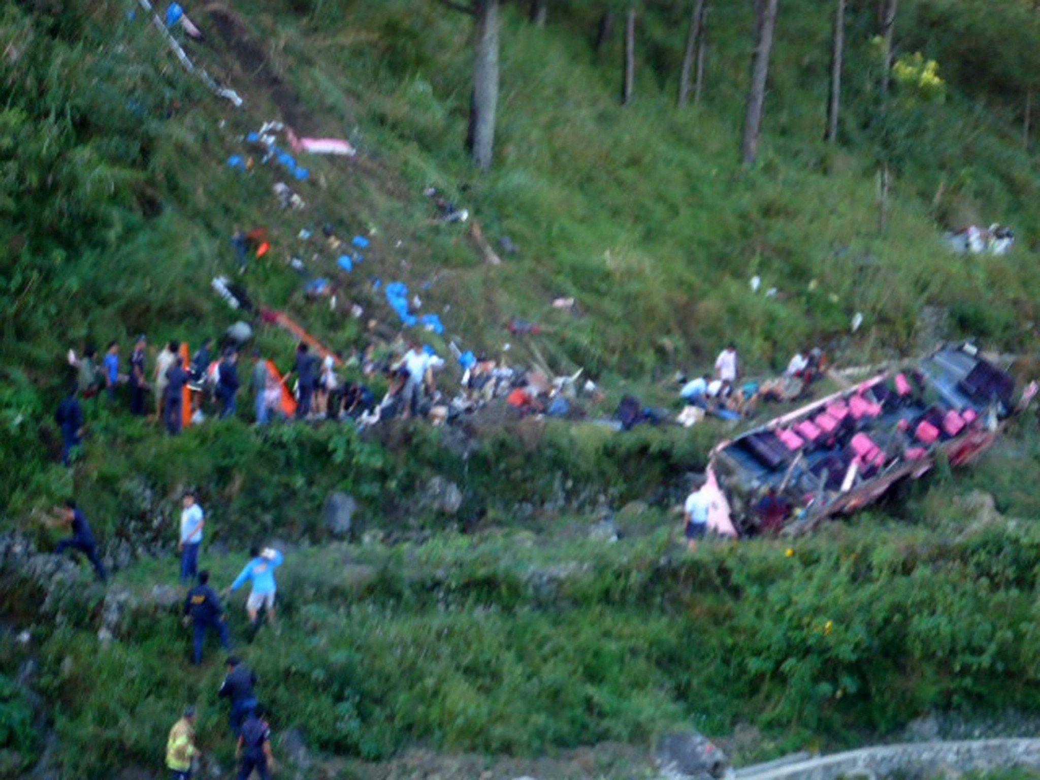 Der Bus mit dem Vorarlberger Studenten stürzte in eine 500 Meter tiefe Schlucht ab.