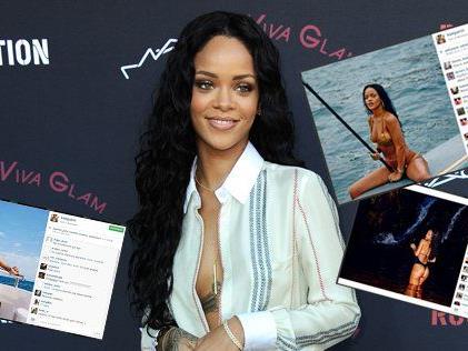 Auf Instagram präsentiert sich Rihanna immer besonders sexy.