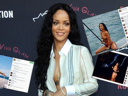 Auf Instagram präsentiert sich Rihanna immer besonders sexy. Auf Instagram präsentiert sich Rihanna immer besonders sexy.