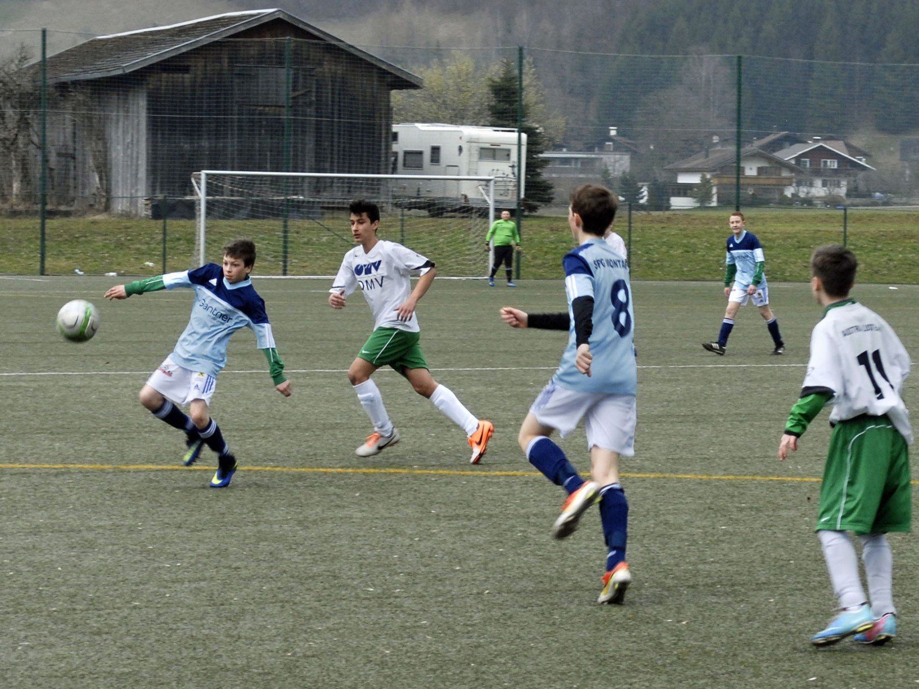 U14-Vorbereitungsspiel SPG Montafon - Austria Lustenau in Schruns U14-Vorbereitungsspiel SPG Montafon - Austria Lustenau in Schruns