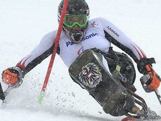 Nur paralympisches "Blech" im Slalom