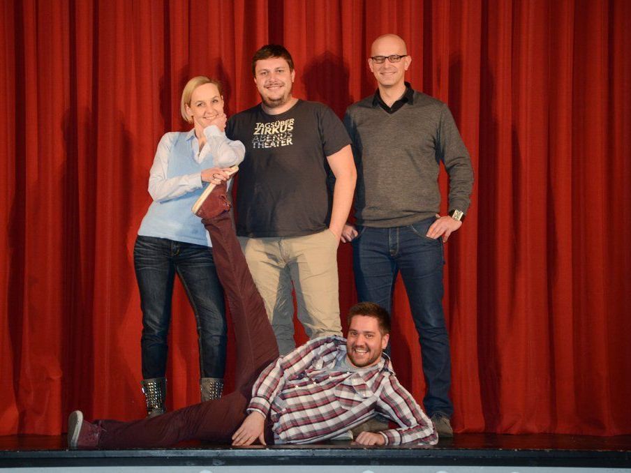 Das MUVO-Team: David Kieber, Heike Montiperle, Martin Weinzerl und Christian Zver. Das MUVO-Team: David Kieber, Heike Montiperle, Martin Weinzerl und Christian Zver.