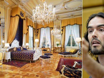In der edlen Fürstensuite war Russell Brand untergebracht - dass Hitler in diesem Bett schlief, ist nicht belegt In der edlen Fürstensuite war Russell Brand untergebracht - dass Hitler in diesem Bett schlief, ist nicht belegt