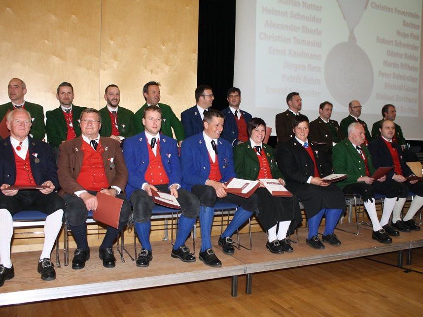 Bregenzerwälder Musikanten standen beim Ehrungsabend im Mittelpunkt. Bregenzerwälder Musikanten standen beim Ehrungsabend im Mittelpunkt.