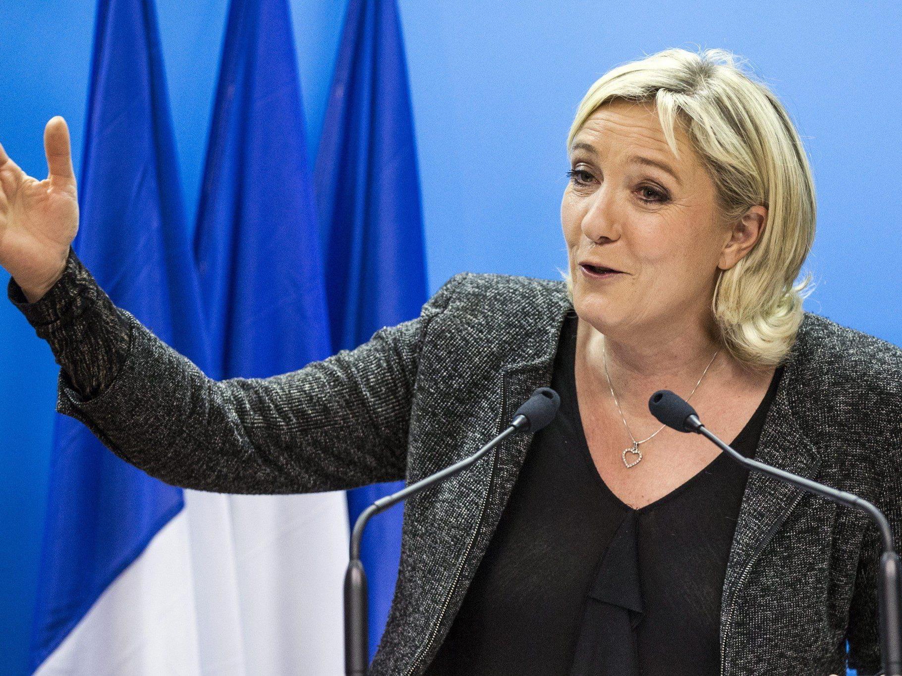 Marine Le Pens "Front National" kann teils spektakuläre Ergebnisse einfahren.