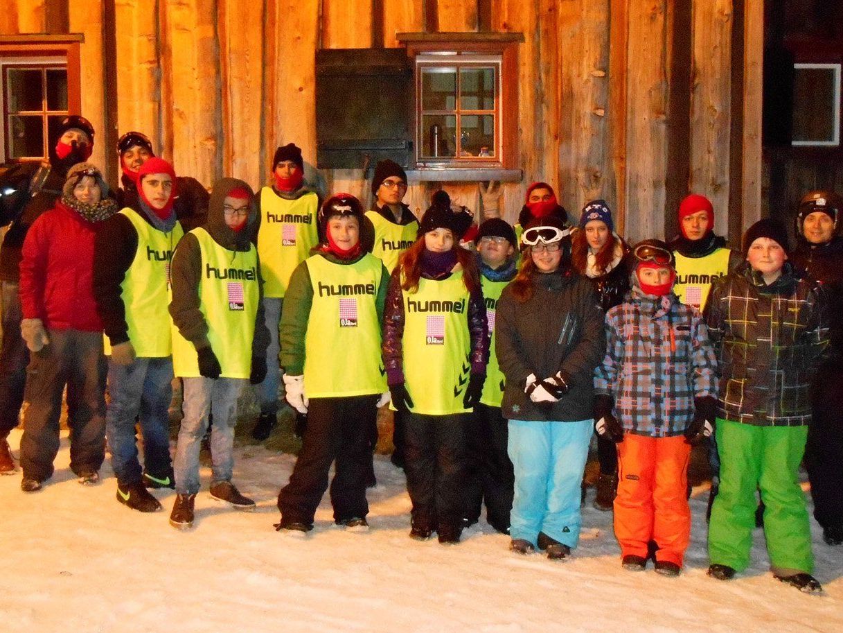 Die NachtrodlerInnen der OJA Hard und Lauterach. Die NachtrodlerInnen der OJA Hard und Lauterach.
