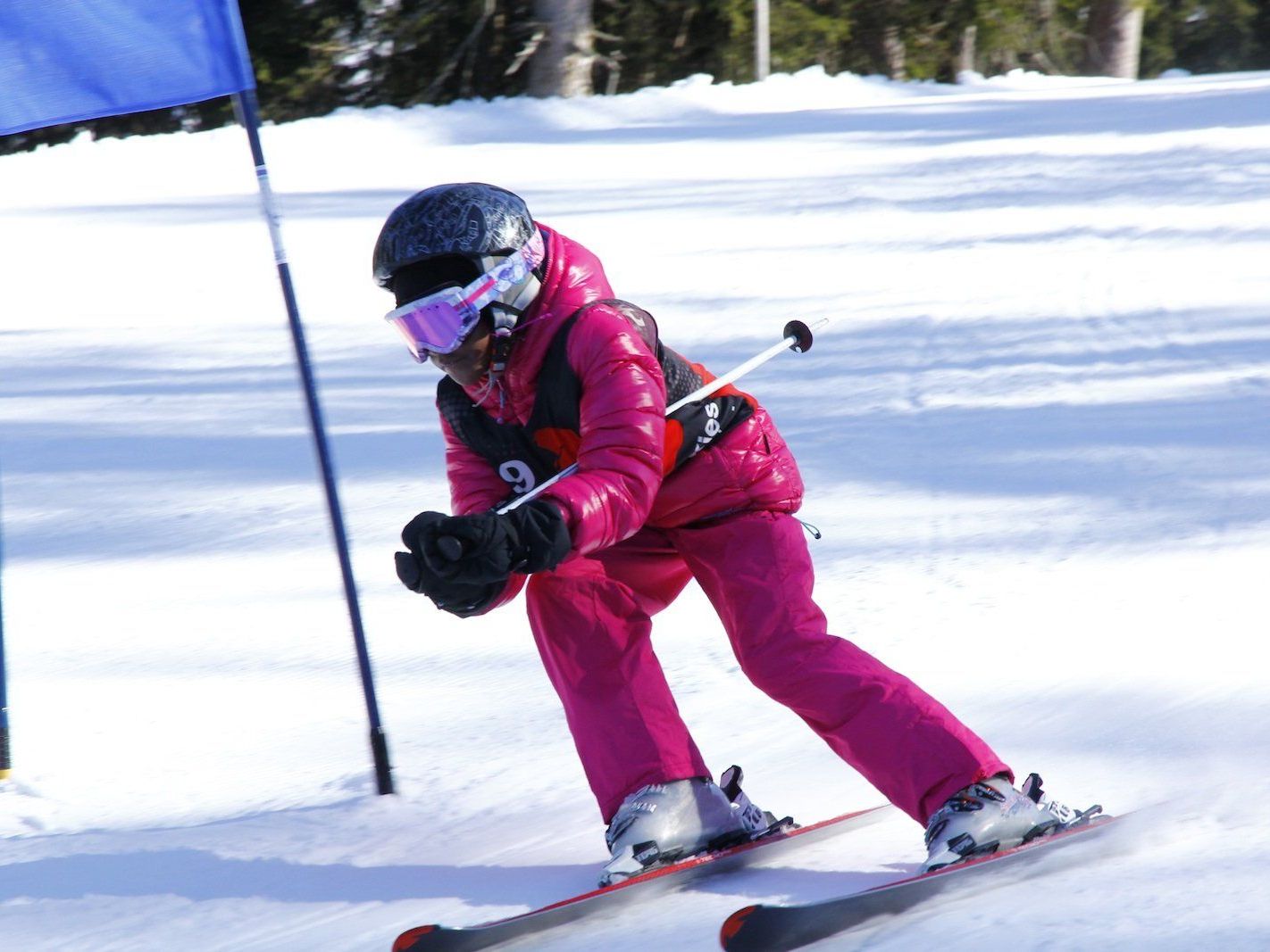 Schülermeisterin Amelie Erhard bei ihrem Lauf. Schülermeisterin Amelie Erhard bei ihrem Lauf.