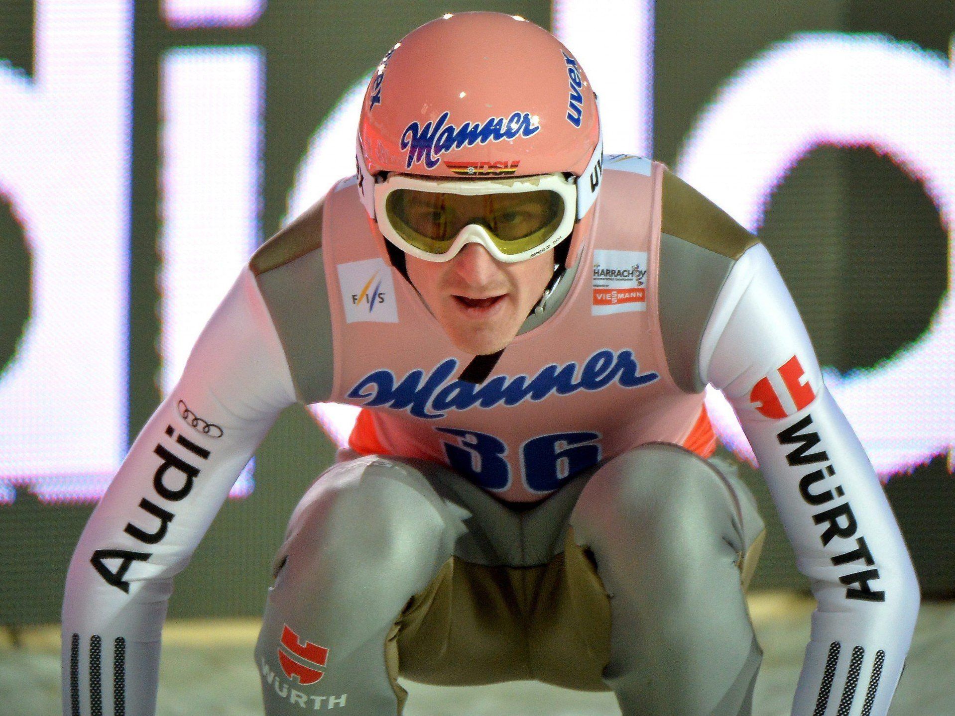 Severin Freund fixierte seinen WM-Titel im Skifliegen mit einer starken Leistung am ersten Tag des Bewerbes.