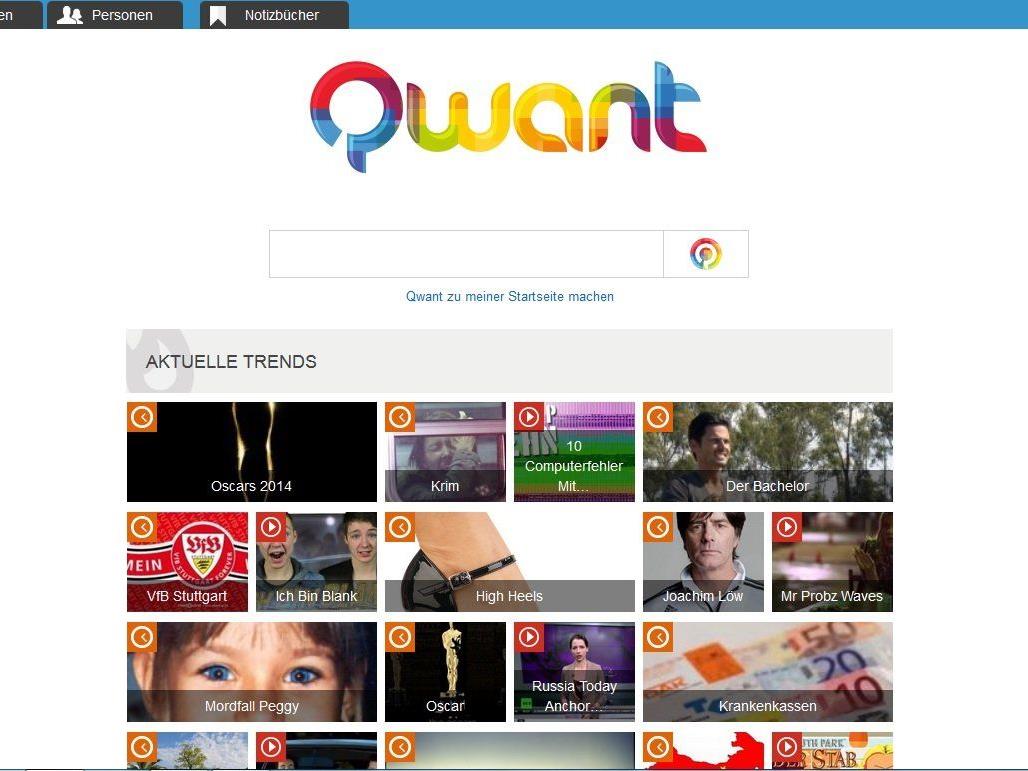 Die Suchmaschine Qwant speichert keine Nutzerdaten.