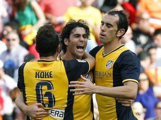 Euphorie bei Atletico-Stars Euphorie bei Atletico-Stars