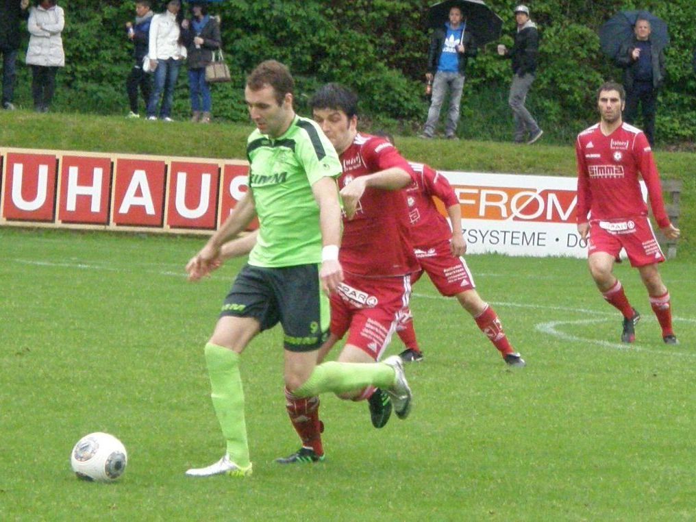 Aleksandar Umjenovic erzielte das 2:0 Aleksandar Umjenovic erzielte das 2:0