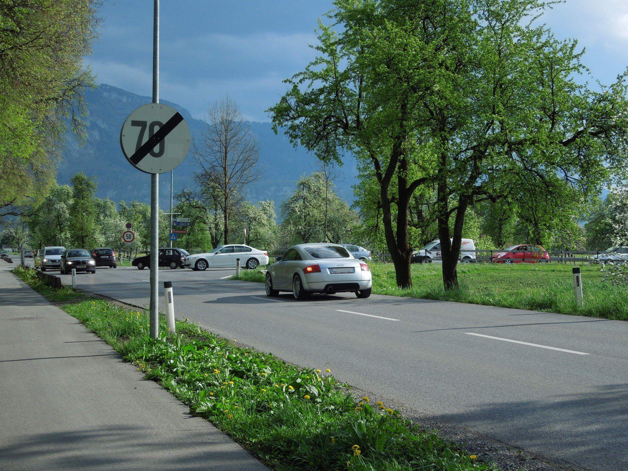 Ein Kreisverkehr soll Stau in Richtung Messepark verhindern.