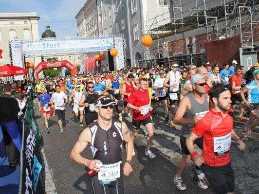 Knapp 7.000 Läufer waren 2013 beim Salzburg Marathon dabei.