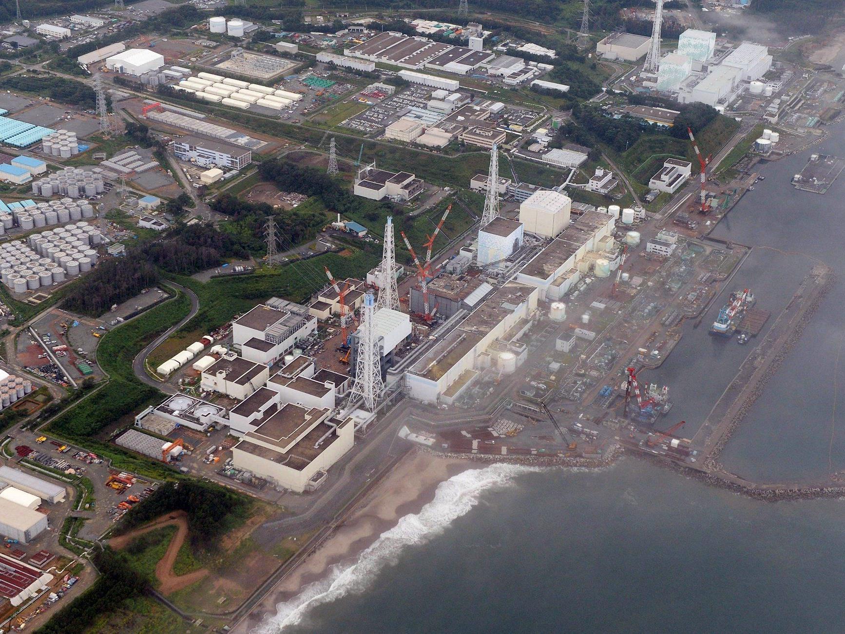 Das japanische Atomkraftwerk Fukushima im August 2013.