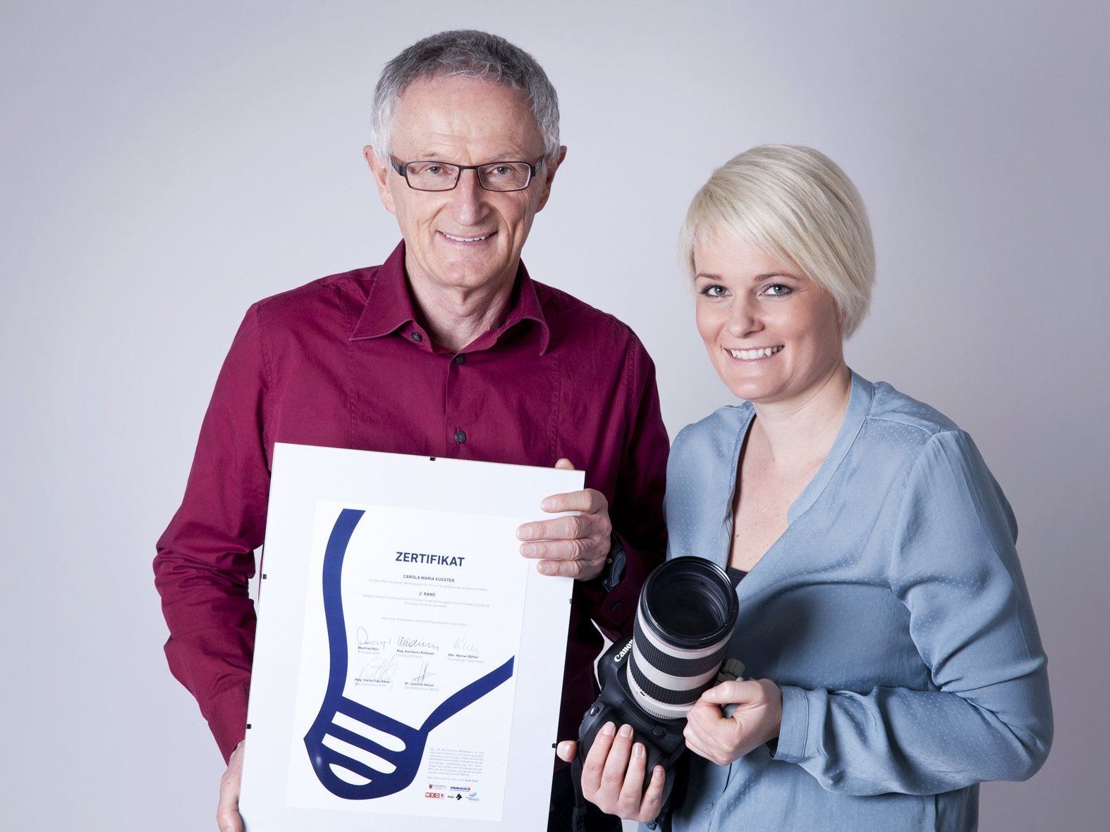 Carola und Hartwig Eugster freuen sich über ihren Erfolg. Carola und Hartwig Eugster freuen sich über ihren Erfolg.