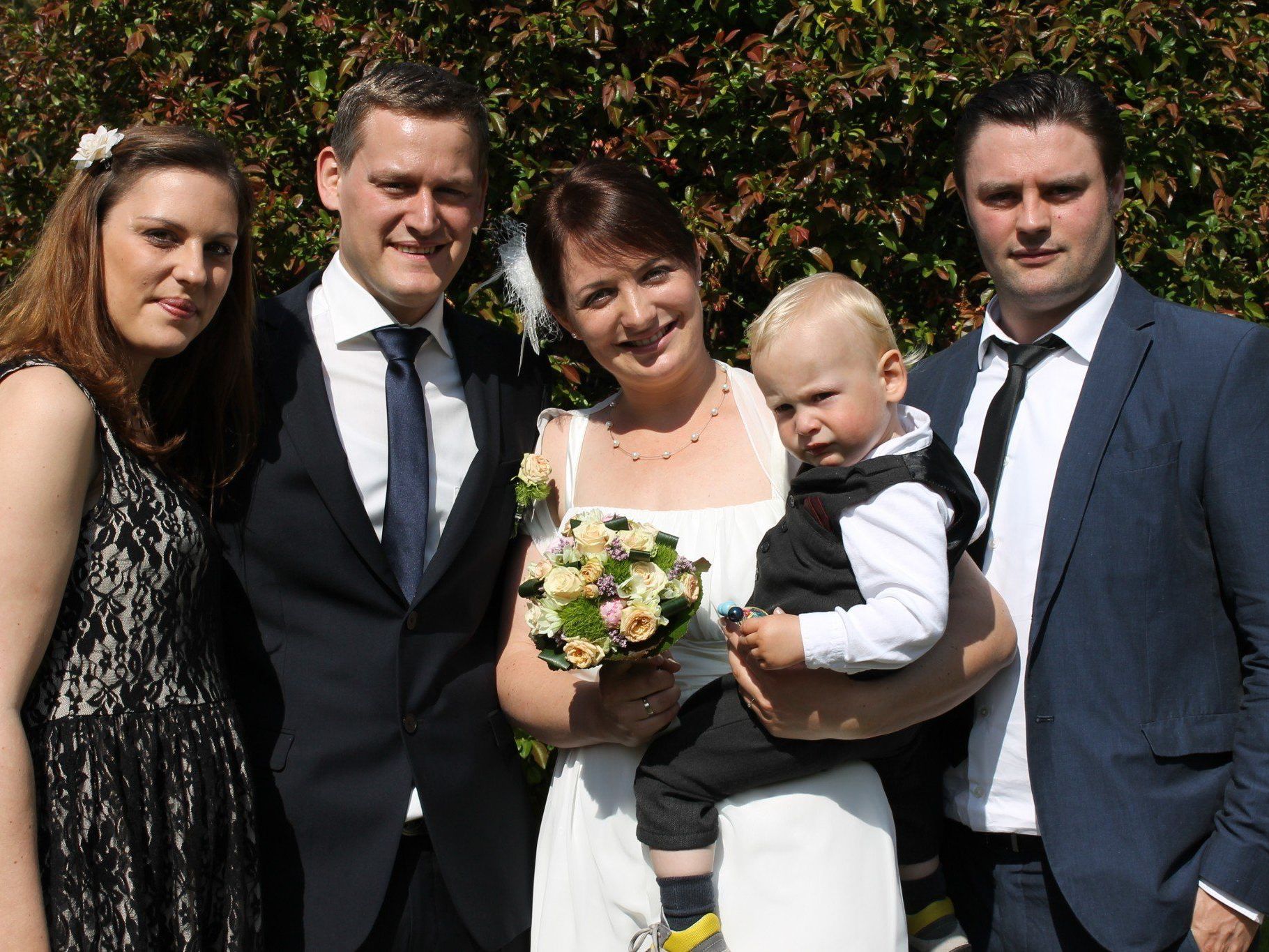 Am 26. April heirateten Melitta Burtscher und Patrik Auer Am 26. April heirateten Melitta Burtscher und Patrik Auer