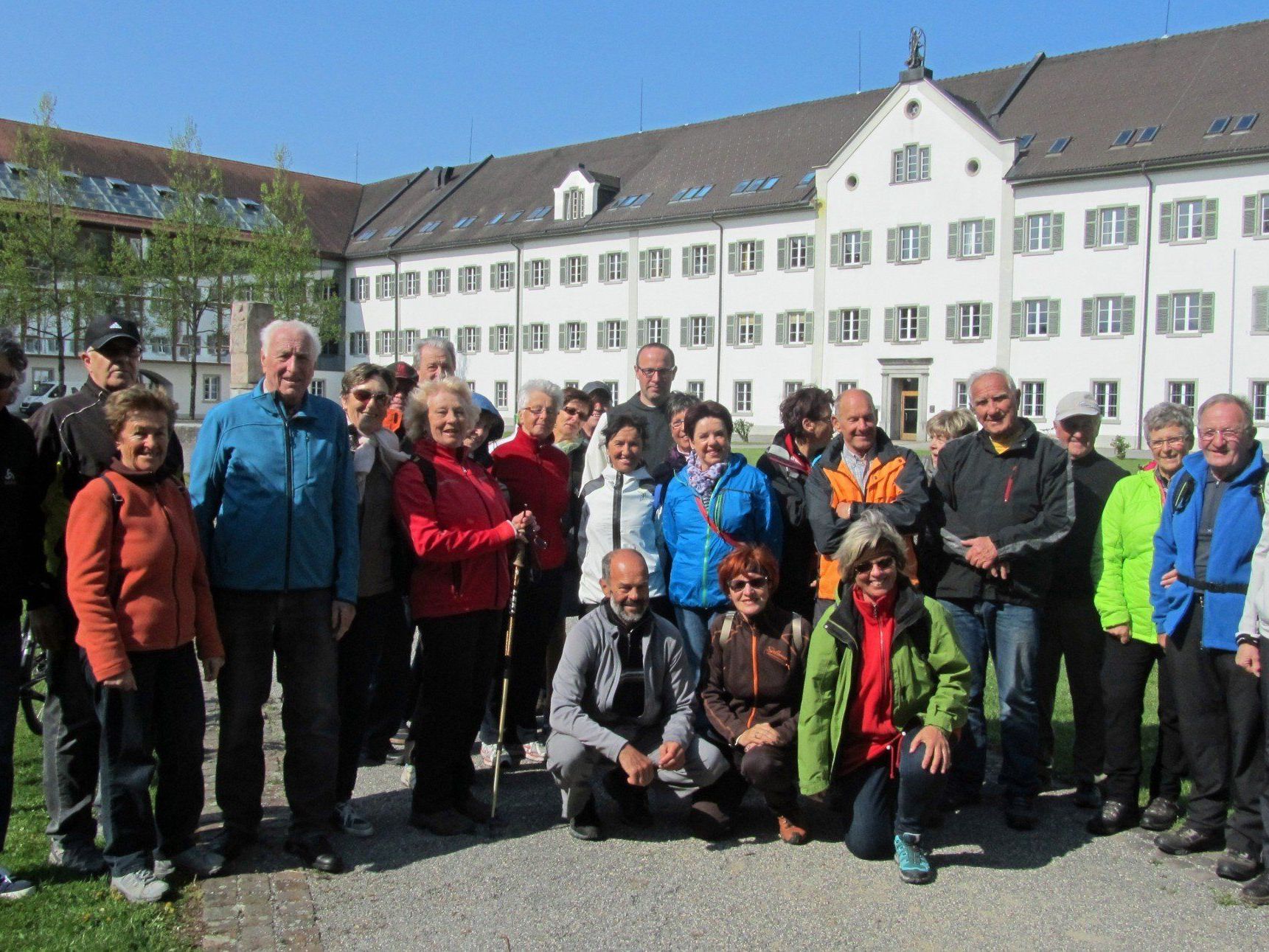 Team per pedales auf Osterwanderung in der Mehrerau