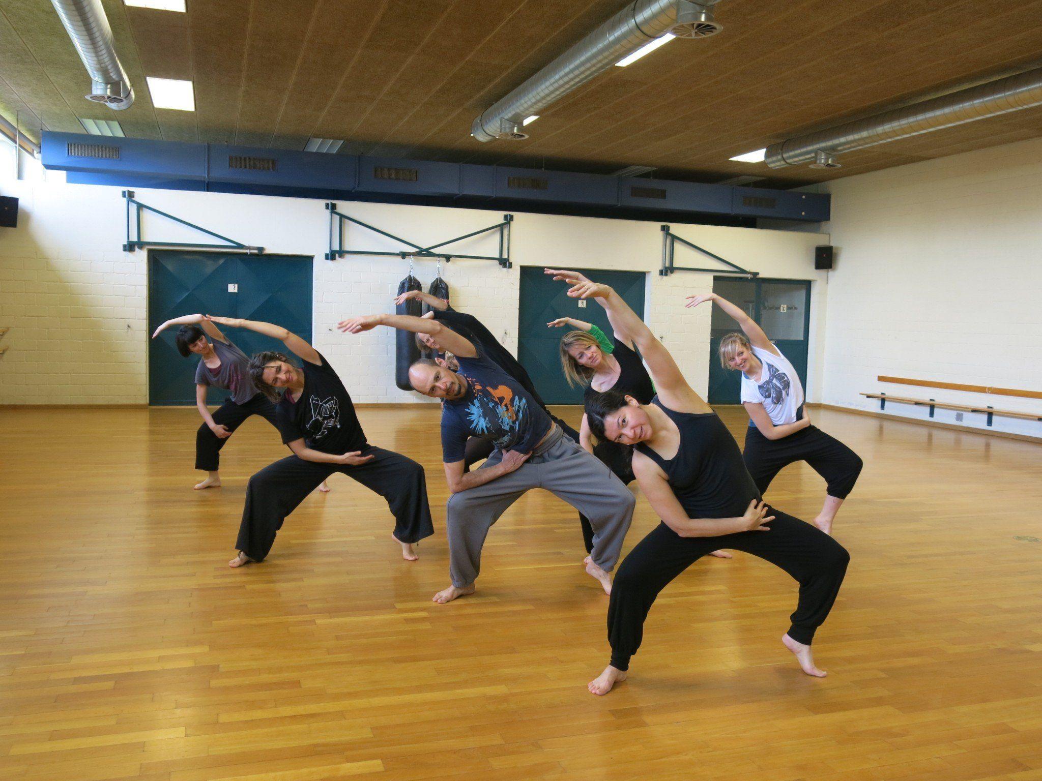 Die Tänzer und Tänzerinnen zeigen in den Trainingsstunden vollen Einsatz