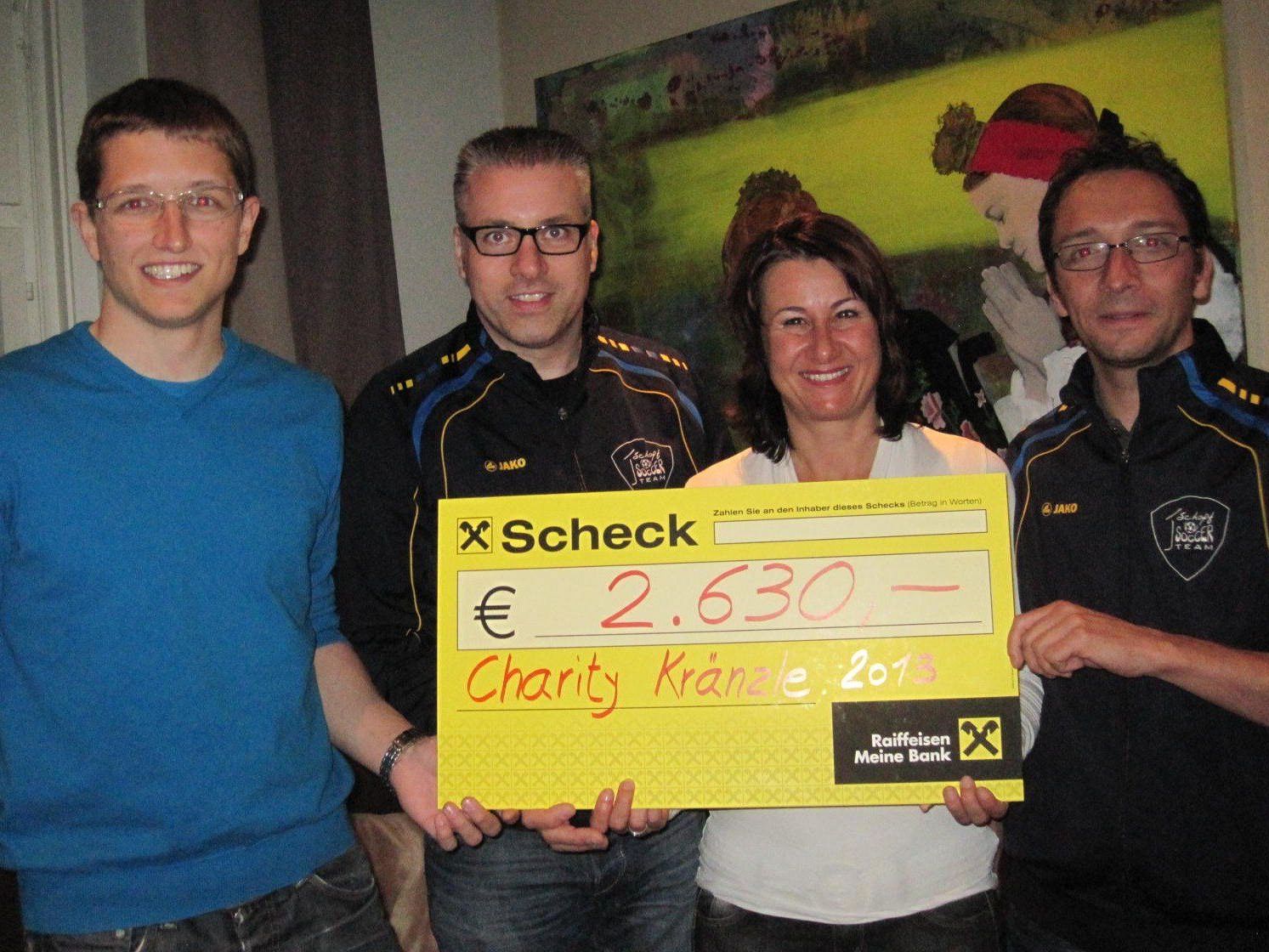 Dank dieses mittlerweile legendären Charty-Events wurden 2630 Euro an den Verein gespendet. Dank dieses mittlerweile legendären Charty-Events wurden 2630 Euro an den Verein gespendet.