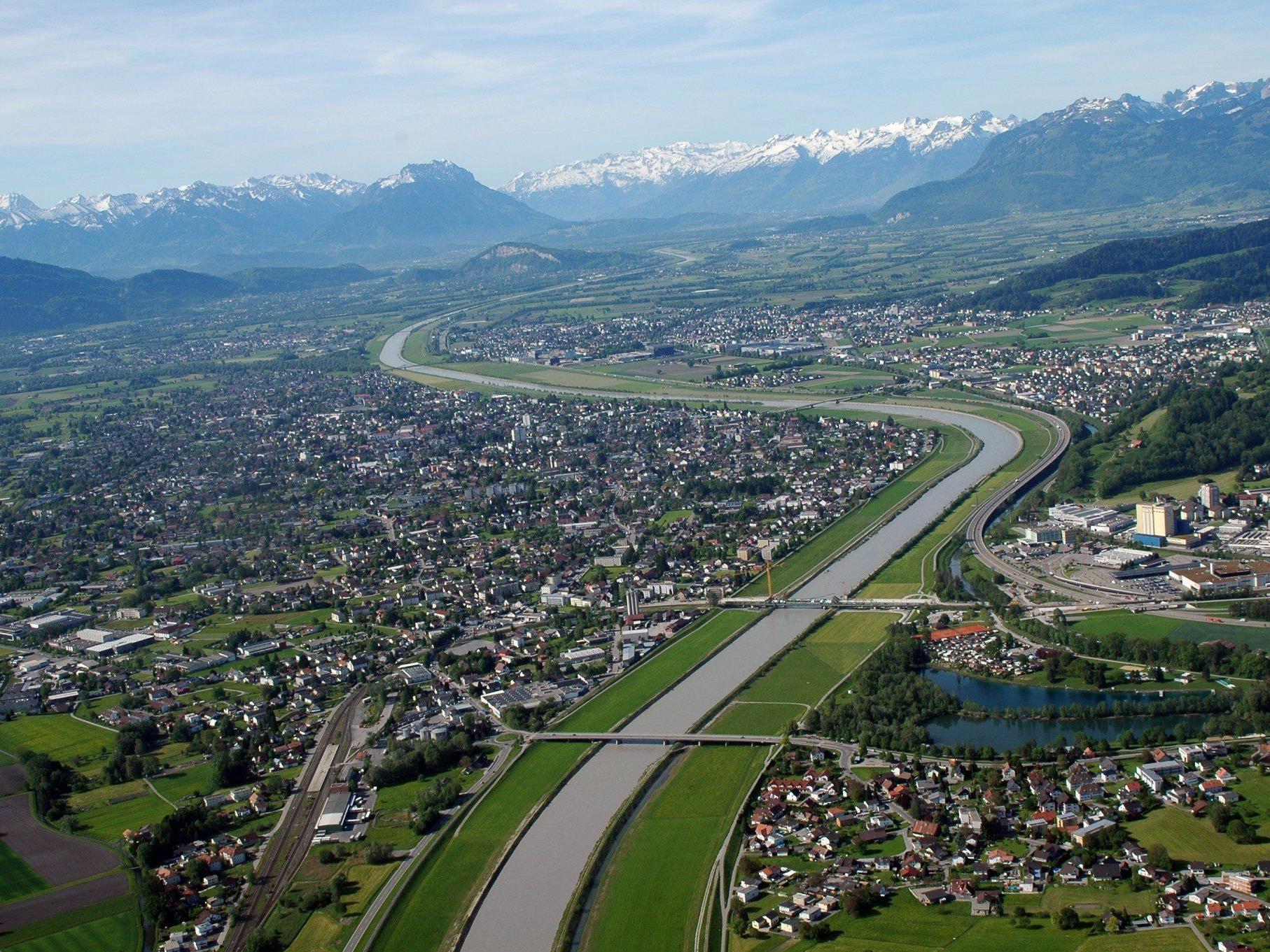 Das Jahrhundertprojekt „Rhesi“ gewährleistet die Hochwassersicherheit am Rhein.