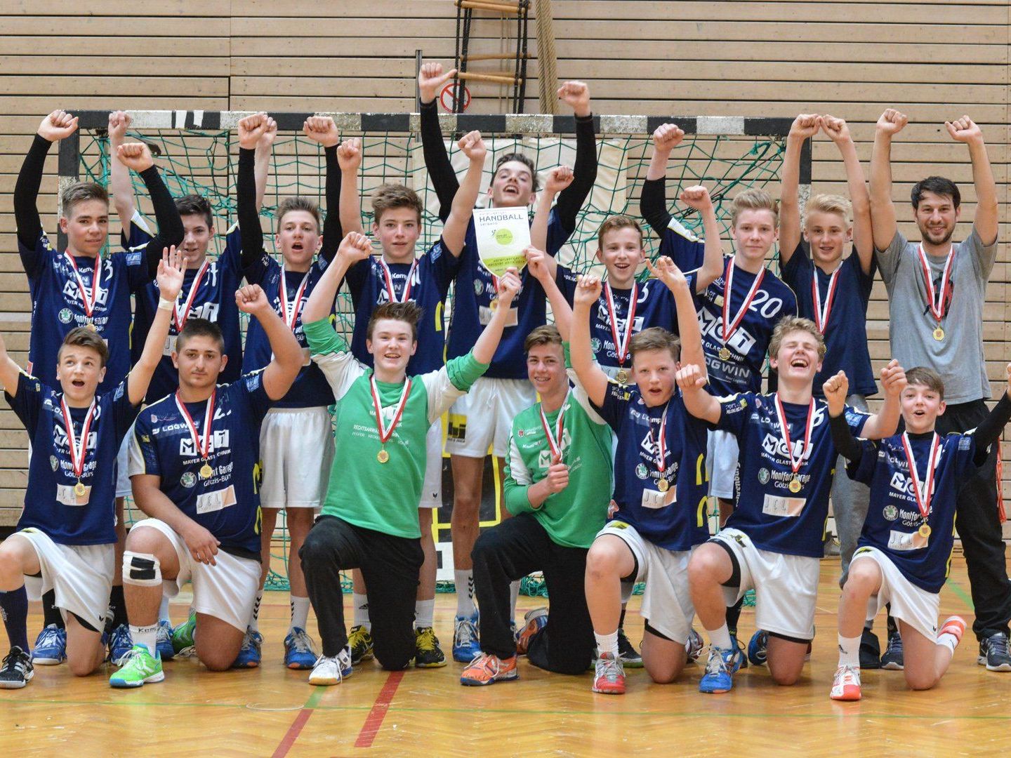 Die U-14-Mannschaft von HC JCL BW Feldkirch wurde Landesmeister. Die U-14-Mannschaft von HC JCL BW Feldkirch wurde Landesmeister.