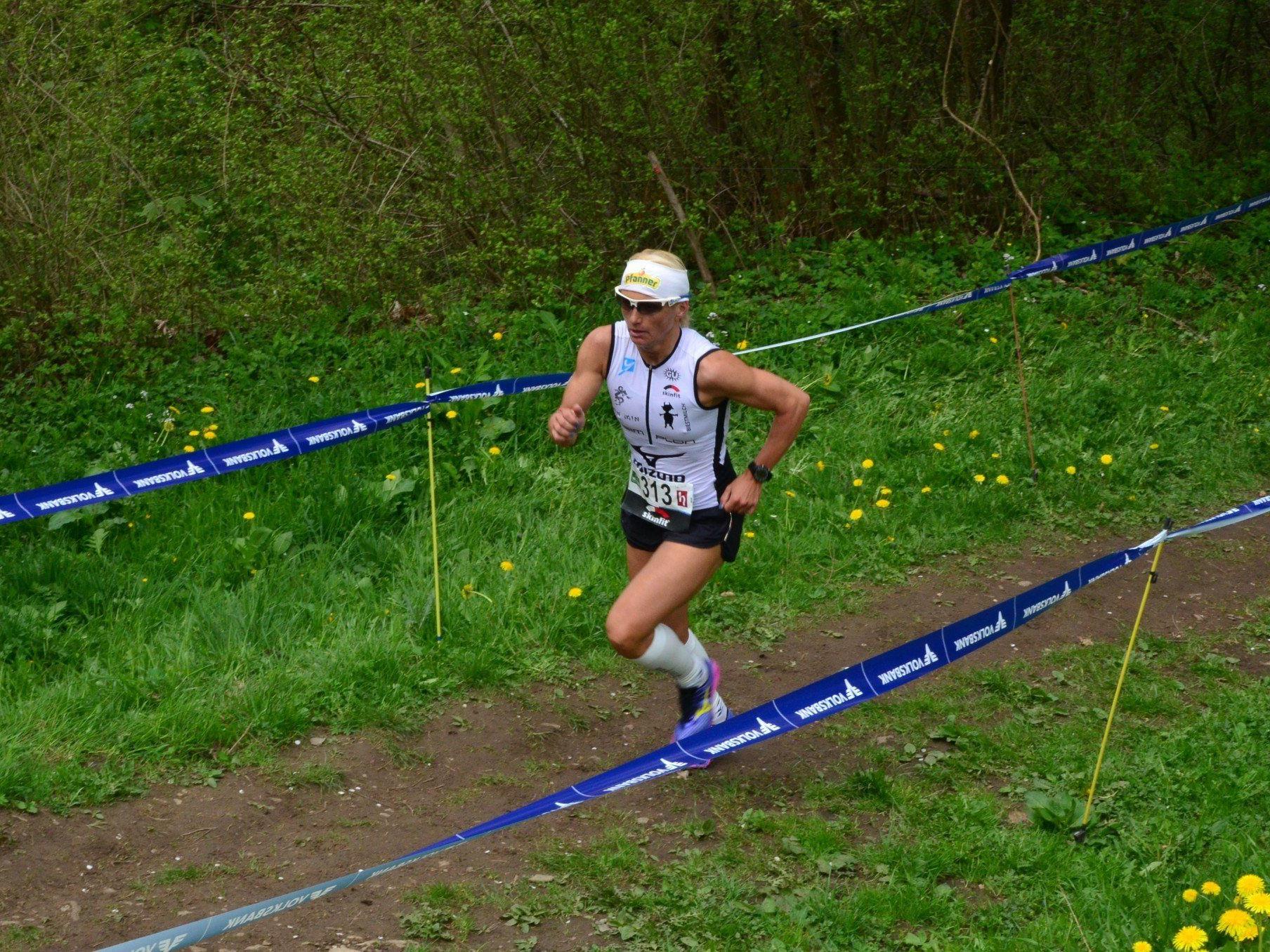 Yvonne van Vlerken startet beim Hohenemser Schlossberglauf am 1. Mai.