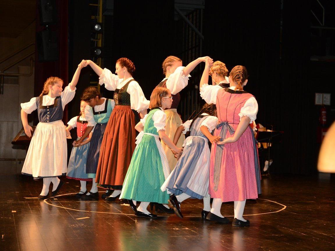 Großen Wert legt die Lustenauer Trachtengruppe auf den Tanz-Nachwuchs.