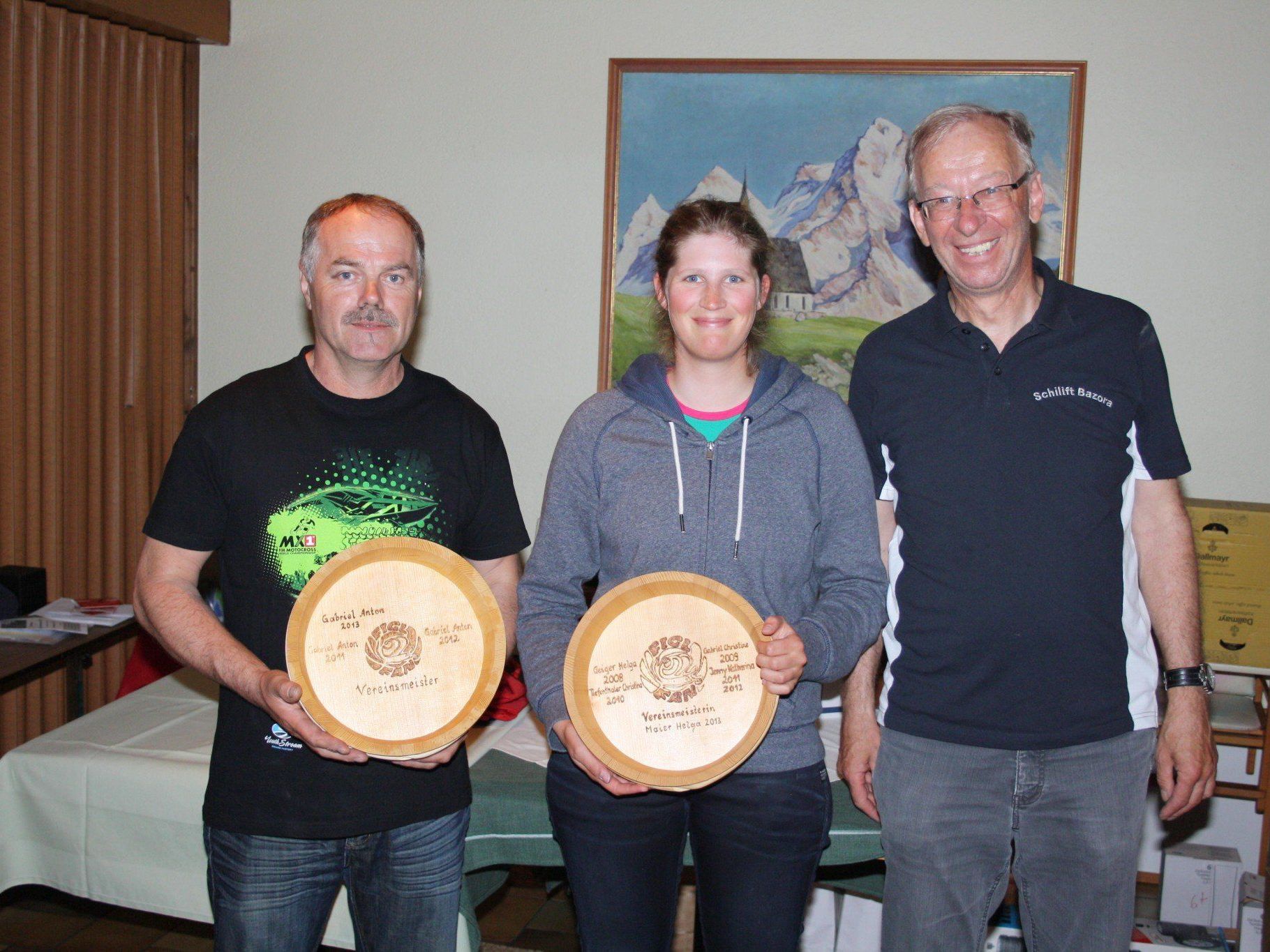 Vereinsmeister/in  Jenny Katharina und Gabriel Anton Vereinsmeister/in  Jenny Katharina und Gabriel Anton