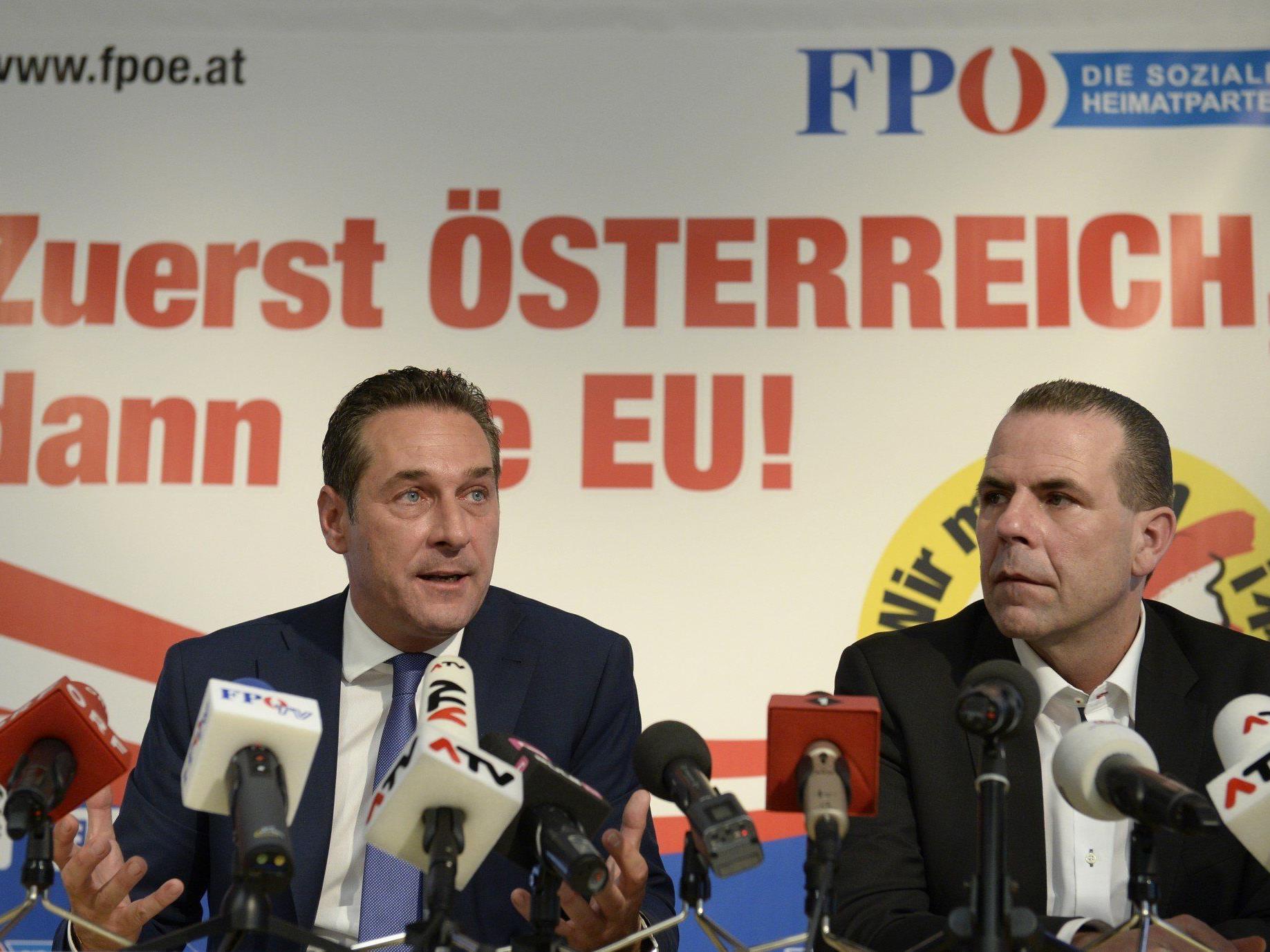 Einstimmig gewählt - Strache gab Entscheidung nach Vorstandssitzung bekannt.