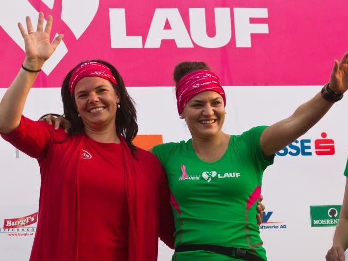 Die zwei Haupt-Organisatorinnen des Bodensee Frauenlauf Verena Eugster und Patricia Zupan freuen sich auf regen Besuch.