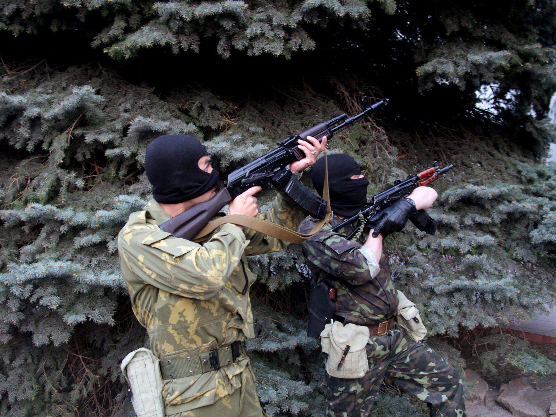 Im Osten der Ukraine stehen mehr als ein Dutzend Städte unter der Kontrolle pro-russischer Milizen.